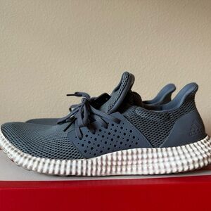 Adidas Charcoal Mesh Running Shoes